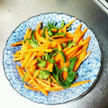 なおころピッコロ's cooksnap of when they made 簡単１品＊人参とピーマンのオイマヨ炒め.