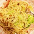ころにす's cooksnap of when they made アンチョビキャベツの素で作るしめじパスタ.