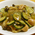 もんしゅしゅ's cooksnap of when they made ささみとキノコとズッキーニのオイマヨ炒め.
