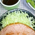 ＊みっこ＊'s cooksnap of when they made グリルdeハムステーキ＆自家製ソース２種.