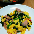 赤きんぎょ16's cooksnap of when they made ニラとハム、卵の塩炒め.