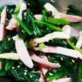 myとんすけ's cooksnap of when they made ほうれん草の和えもの.