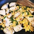 がっつママ's cooksnap of when they made 鶏肉とピーマンの卵炒め.