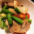 sky_birds's cooksnap of when they made カリカリ豚肉と野菜のぽん炒め.