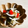 kebeibiko's cooksnap of when they made 私のダイエット＊もずく酢で和えたサラダ♬.