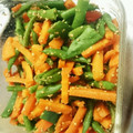 ねぞろ's cooksnap of when they made いつもの常備菜　人参といんげんのごま和え.