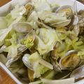 低カロ探検隊's cooksnap of when they made ★アサリとキャベツのワイン蒸し★.