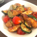 りょうぺいsキッチン's cooksnap of when they made ささみとキノコとズッキーニのオイマヨ炒め.