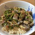 caruga's cooksnap of when they made いわし丼。.