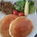 pookie's cooksnap of when they made ★ふわふわ♡簡単にお店のパンケーキ！★.