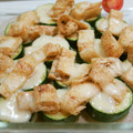 ひーかん's cooksnap of when they made 簡単！ズッキーニと油揚げのチーズ焼き.