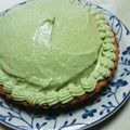 hinakinho's cooksnap of when they made 抹茶豆腐クリームと粒あんの＊和タルト＊.