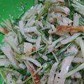 まめ乃's cooksnap of when they made 大根、水菜、ちくわのマヨサラダ.