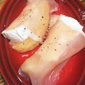 ayamiracle's cooksnap of when they made 生ハムカマンベールピーチ.