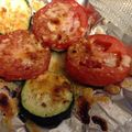料理修行中♡'s cooksnap of when they made トマトとズッキーニのチーズ焼き.