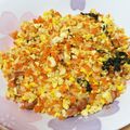☆コレット★'s cooksnap of when they made 豆腐と残りご飯でチャーハン.
