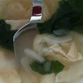 かぴーな's cooksnap of when they made 【離乳食 後期】わかめのみそ汁.