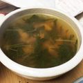 Albanana's cooksnap of when they made 【簡単】水菜とベーコンのコンソメスープ.