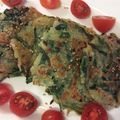ellie3591's cooksnap of when they made もちもちでカリカリ！じゃがいものチヂミ.