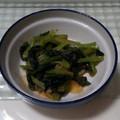 さーパパ's cooksnap of when they made 小松菜の辛子和え☆お浸しとは一味違う.