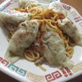 miyuki12's cooksnap of when they made 宇都宮風?豚キムチ餃子ソース焼きそば♥.