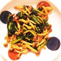 妻はベトナム人's cooksnap of when they made だしの素で簡単！春菊となめこの和風炒め.
