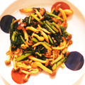 妻はベトナム人's cooksnap of when they made だしの素で簡単！春菊となめこの和風炒め.