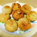 rkodamama's cooksnap of when they made ◆生ハム&とろけるチーズのライスコロッケ.