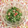 なつき☆ミ's cooksnap of when they made ❀簡単❀水菜とツナのサラダ.