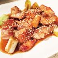2kochan's cooksnap of when they made 鶏もも肉と長ネギの照り焼き.