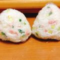 ハンナぽ's cooksnap of when they made サラダおにぎり.