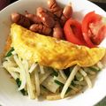 こるだ's cooksnap of when they made 大根とネギの炒め物「鶏ガラ味」.