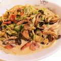 mametarouu's cooksnap of when they made 簡単ヘルシー♡豆乳のスープパスタ.