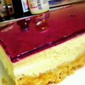 佐田家's cooksnap of when they made ブルーベリーレアチーズケーキ.