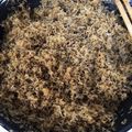 Hiroyuky's cooksnap of when they made ちりめんじゃこの佃煮！クルミ入り♪.