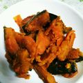 Jyohana's cooksnap of when they made 肉とかぼちゃのバターじょうゆ炒め.