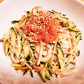 モケ缶's cooksnap of when they made ☆えのきとちくわの明太サラダ☆.