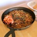 komutatata's cooksnap of when they made 焼きそばチーズのおつまみガレット.