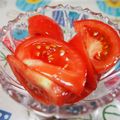 ジョンリークッカー's cooksnap of when they made 子供大好き！トマトのお砂糖和え♪.