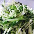 ぷるめりこ's cooksnap of when they made レンジで簡単＊水菜の辛子おひたし.
