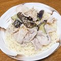 vabochan's cooksnap of when they made レンジで！豚バラなすのスタミナ汁なし麺.