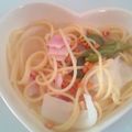 駿のすけ's cooksnap of when they made キャベツとベーコンのスープパスタ.