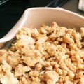 もぐらーん's cooksnap of when they made 簡単！お弁当にも♡ふわふわ鶏そぼろ.