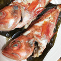 ◎あーたん◎'s cooksnap of when they made ガシラ（カサゴ）の炙り蒸し>ﾟ)))彡.