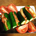 チョコ☆ココ's cooksnap of when they made きゅうりとキムチで簡単オイキムチ風.