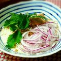もんBのごま和え's cooksnap of when they made 豆乳の和風エスニック素麺.