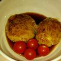 Akihara710's cooksnap of when they made 一味違う☆豚挽肉の照り焼きハンバーグ.