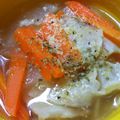 どむ☆なが's cooksnap of when they made 大根とにんじんのコンソメスープ.