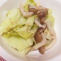 _xxxmari's cooksnap of when they made きゃべつ＆しめじ de 和からし味噌炒め.