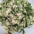 ポム1212's cooksnap of when they made 豆腐と野菜のサラダ♪梅おかか風味♪.